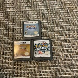 Pokemon DS Platinum Heartgold Soulsilver